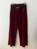 ELLA BY TAM<BR><BR> CALÇA BOMBAZINA -  VERDE / BEGE / CASTANHO / BORDEAUX - TAM U - Image 8