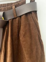 ELLA BY TAM<BR><BR> CALÇA BOMBAZINA -  VERDE / BEGE / CASTANHO / BORDEAUX - TAM U - Image 7
