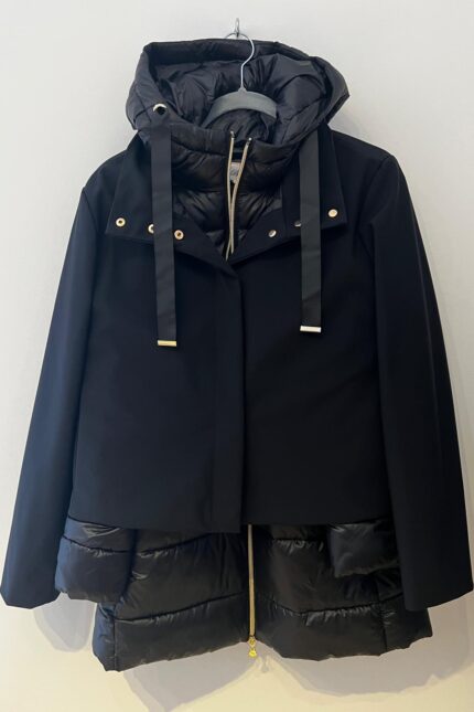 ROBERTO BASSI <BR><BR> CASACO DUPLO (2 EM 1) - PRETO