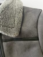 ROBERTO BASSI <BR><BR>CASACO CURTO COM PELO - VERDE - Image 2