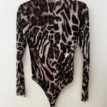 ELLA BY TAM<BR><BR> BODY TRANSPARENTE - LEOPARDO - TAM U