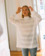 MAÏTTÈ <BR><BR> CONJUNTO CAMISOLA LÃ ROSA E TÚNICA BRANCA - TAM U - Image 8