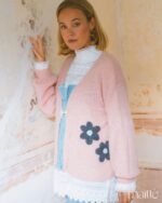 MAÏTTÈ <BR><BR> CONJUNTO CAMISOLA LÃ ROSA E TÚNICA BRANCA - TAM U - Image 5