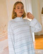 MAÏTTÈ <BR><BR> CONJUNTO CAMISOLA LÃ ROSA E TÚNICA BRANCA - TAM U - Image 3