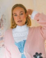 MAÏTTÈ <BR><BR> CONJUNTO CAMISOLA LÃ ROSA E TÚNICA BRANCA - TAM U - Image 2
