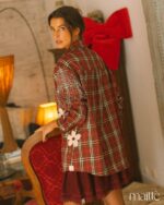 MAÏTTÈ <BR><BR>CAMISA XADRÊZ COM BRILHANTES - TAM U - Image 3