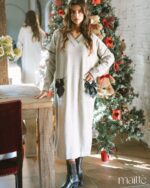 MAÏTTÈ <BR><BR> VESTIDO COMPRIDO CRU - TAM U