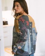 MAÏTTÈ <BR><BR> CAMISOLA LÃ MULTICOR - TAM U - Image 4