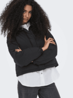 JDY <BR><BR> JDYFREY FLOTTE SHORT JACKET - MOONBEAM / BLACK - Image 5