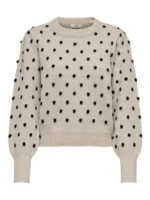 JDY <BR><BR> JDYSIGRID LIFE PUFF PULL - BLACK DOTS - Image 3