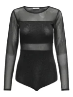 ONLY <BR><BR> ONLESTHER GLITTER BODY - BLACK