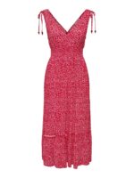 VESTIDO ONLY - ONLFERNANDA LONG DRESS RED FLOWERS - Image 4
