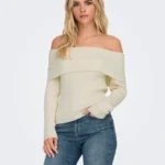 ONLY <BR><BR> ONLKATIA OFF SHOULDER - WHITE CAP