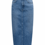 ONLY <BR><BR>SAIA - ONLLUMI MIDI DNM SKIRT