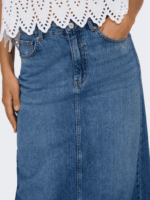 ONLY <BR><BR>SAIA - ONLLUMI MIDI DNM SKIRT - Image 5