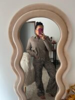 ONLY <BR><BR>JEANS ONLMADISON BLUSH HW LEO WIDE DNM - Image 4