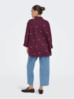 ONLY <BR><BR>CAMISA ONLNEW LINA GRACE - BURGUNDY - Image 4