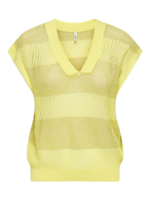 ONLY <BR><BR> ONLNOELLE STRUCTURE GLITTER V-NECK - LAUREL SILVER GLITTER / SUNLIGHT GOLD GLITTER - Image 3