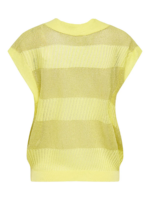 ONLY <BR><BR> ONLNOELLE STRUCTURE GLITTER V-NECK - LAUREL SILVER GLITTER / SUNLIGHT GOLD GLITTER - Image 4