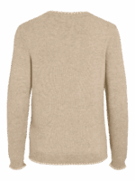 VILA <BR><BR> PULLOVER VIRIL - BEGE / CINZA - Image 8