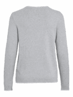 VILA <BR><BR> PULLOVER VIRIL - BEGE / CINZA - Image 4