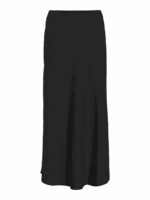 VILA <BR><BR> VIELLETTE HW MIDI SKIRT - BLACK