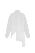 BALMOHK <BR><BR> POPELIN WRAPPED SHIRT WHITE - Image 4