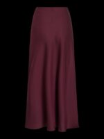 VILA <BR><BR> VIELLETTE HW MIDI SKIRT - VERMELHO Barbados Cherry / AZUL MARINHO Blue Navy / AMEIXA Purple - Image 8