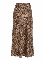 VILA <BR><BR> VIELLETTE HW MIDI SKIRT - ANIMAL PRINT - Image 3