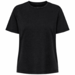 ONLY <BR><BR>T-SHIRT ONLONLY LIFE - Regular Fit - WASHED BLACK