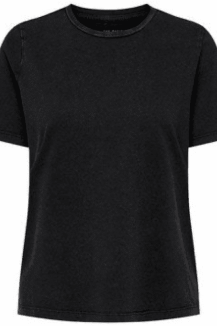 ONLY <BR><BR>T-SHIRT ONLONLY LIFE - Regular Fit - WASHED BLACK