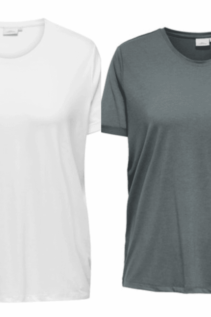 CARMAKOMA <BR><BR> T-SHIRT CARMOSTER - WHITE / GREEN