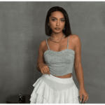 ELLA BY TAM <BR><BR>TOP BUSTIER QUADRADOS VERDE