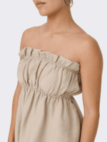 TOP ONLY - ONLLINO RUFFLE BANDEAU TOP - Image 10