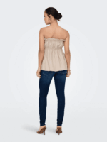 TOP ONLY - ONLLINO RUFFLE BANDEAU TOP - Image 8