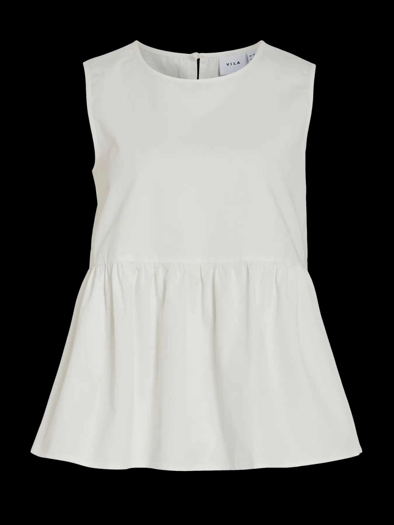 Top Peplum branco VIDONNA VILA <BR><BR> TOP PEPLUM VIDONNA - WHITE - Image 1