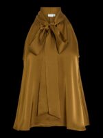 VILA <BR><BR> VIFADIA DETAIL TOP - TAPENADE