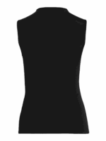 VILA <BR><BR> VILEOA FUNNEL NECK TOP - BLACK / ANIMAL PRINT - Image 11