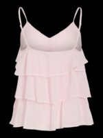 VILA <BR><BR> VIHARLEY RUFFLE TOP - Regular Fit - Purple Ballerina - Image 5