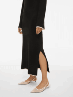 VILA <BR><BR>VESTIDO - VIKERRY MAXI DRESS - BROWN / BLACK - Image 2