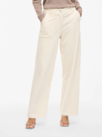 VILA <BR><BR> VIKITA RW WIDE CORDUROY PANTS - BIRCH - Image 3