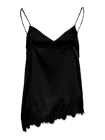 VILA <BR><BR> VILEA STRAP TOP - BLACK / BIRCH - Image 4