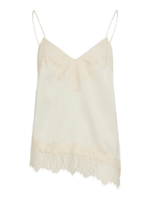VILA <BR><BR> VILEA STRAP TOP - BLACK / BIRCH