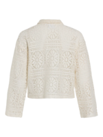 VILA <BR><BR> VIMERINDA CROCHET SHIRT BIRCH - Image 3