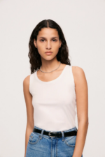 VILA <BR><BR> VINORA TANK TOP WHITE - Image 2