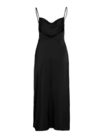 VILA <BR><BR> VIRAVENNA STRAP ANKLE DRESS - BLACK / CABERNET / WINSOME ORCHID SMALL FLOWERS - Image 6