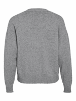 VILA <BR><BR> VIRIL V-NECK CARDIGAN - GREY - Image 5