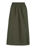 VILA <BR><BR> VISOPHIE HW ANKLE SKIRT GREEN