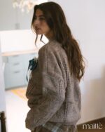 MAÏTTÈ <BR><BR> CAMISOLA DE LÃ CASTANHA - TAM U - Image 6