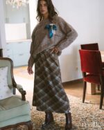 MAÏTTÈ <BR><BR> SAIA COMPRIDA XADRÊS - TAM U - Image 3